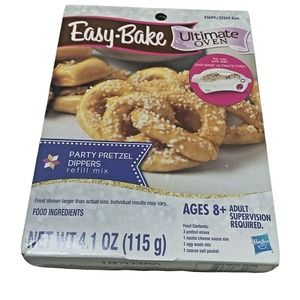Easy Bake Party Pretzels Dippers Refill Pack 4.1 oz Ultimate Oven New
